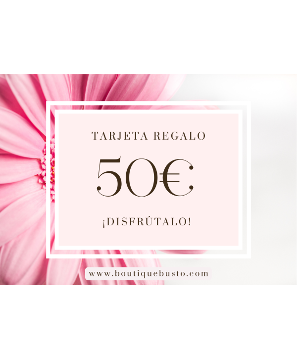 TARJETA REGALO 50 €