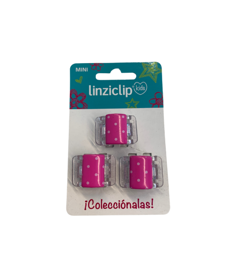 Linziclip rosa brillo