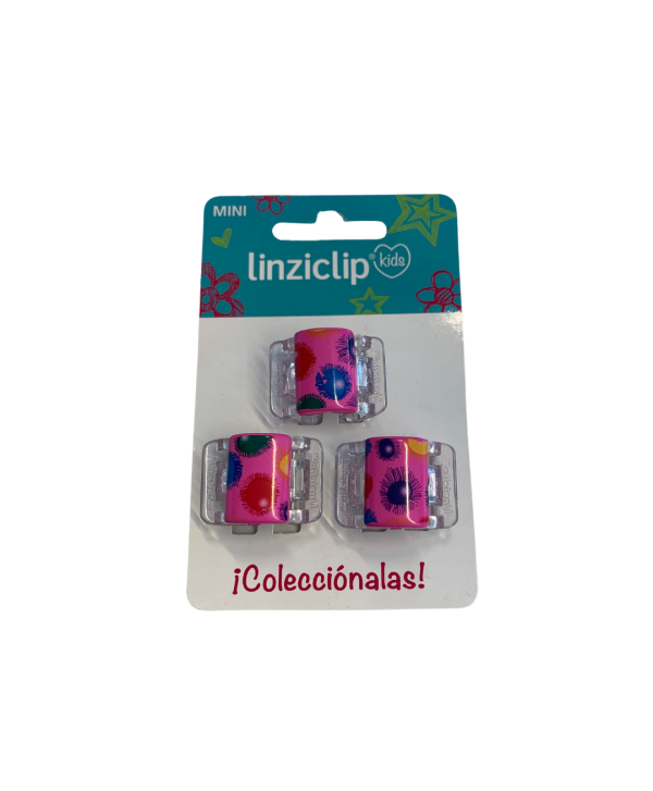 Linziclip rosa estampado