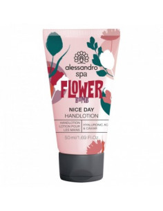 spa flower bomb hand lotion