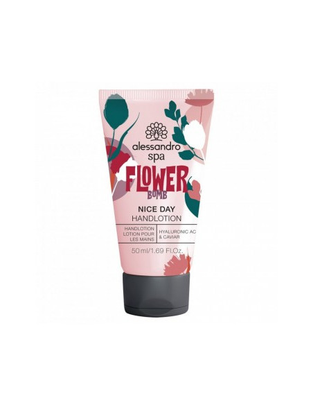 spa flower bomb hand lotion