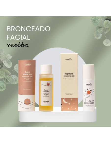 Pack bronceador facial RESIBO