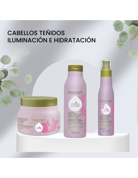 Pack cabello hidratación e iluminación cabellos teñidos o con