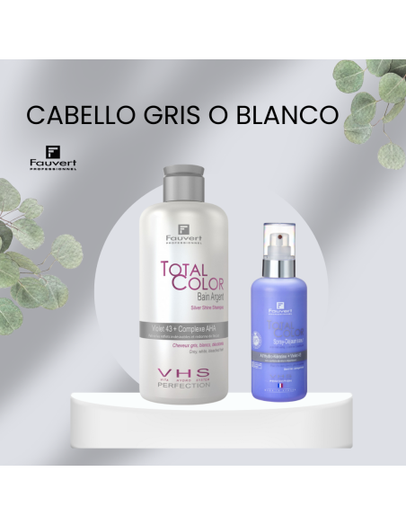 Pack cabellos grises y blancos FAUVERT