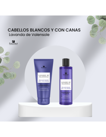 Pack cabellos blancos y con canas FAUVERT