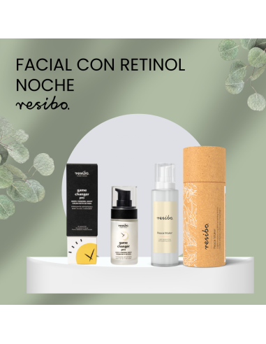 Pack facial de noche con Retinol RESIBO