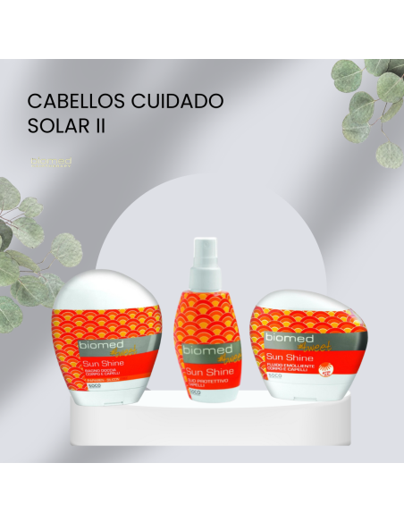 Pack cuidado del cabello solar BIOMED SUN SHINE