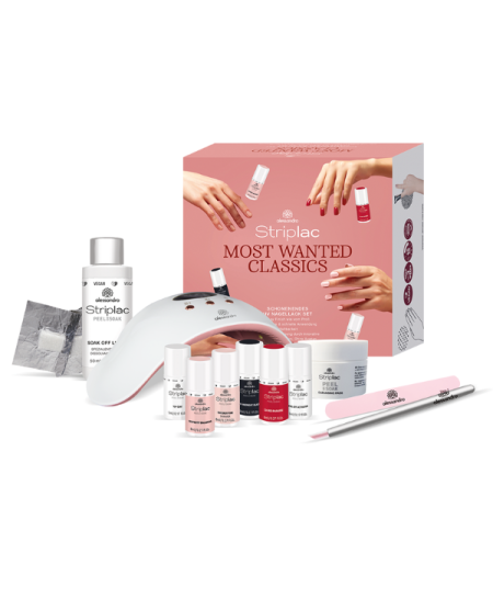 Kit de manicura  semipermanente STRIPLAC starter kit most wanted classics