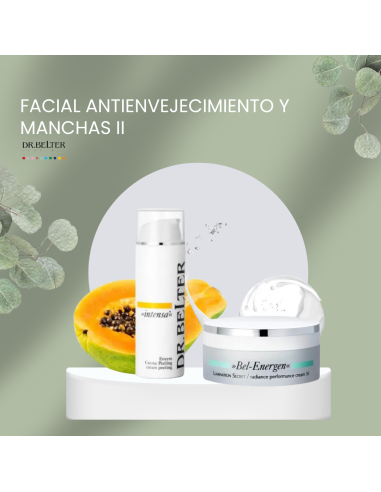 Pack facial antienvejecimiento y reducción manchas II Dr.Belter