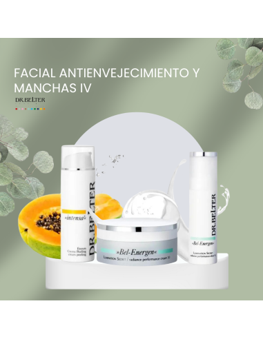 Pack facial antienvejecimiento y reducción manchas IV