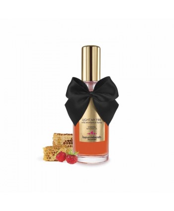 light my fire-strawberry & honey warming massage oil