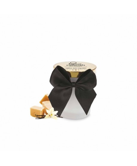 melt my heart- soft caramel & sea salt massage candle